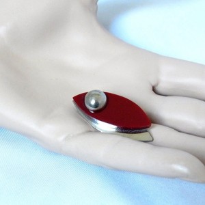 Art Deco Machine age Jacob Bengel Germany Duitsland designer modernist vintage old brooch 1.JPG
