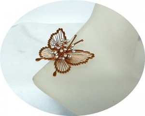 Vintage Monet America Amerika brooch broche vlinder butterfly strass gold plated 2.JPG