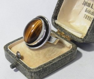 Georg Kramer Fischland Germany Duitsland 60er jaren 835 zilveren modernistische ring sixties silver modernist 1.JPG