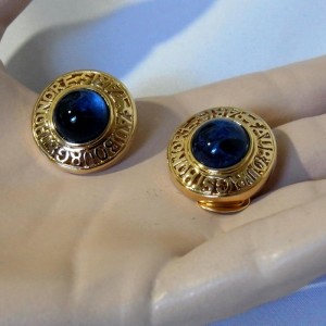 Louis Ferraud Bijoux vintage haute couture designer earrings France Frankrijk  Faubourg Saint Honoré Paris Parijs 1.JPG