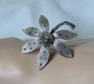 Theodor Fahrner Duitsland Germany antique old vintage antiek oude designer 925 silver zilveren broche brooch met markasieten macasites 6.JPG