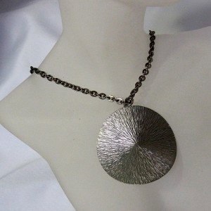 Jorgen Jensen Denmark Pewter 57 pendant necklace hanger collier ketting tin tinnen designer vintage modernist Scandinavian Denemarken 5.JPG