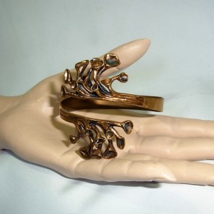 Hannu ikonen vintage bronze bracelet armband bonzen Reindeermoss Rendier mos Finland Finse designer design modernist modernistische 1960s 1970s 8.JPG