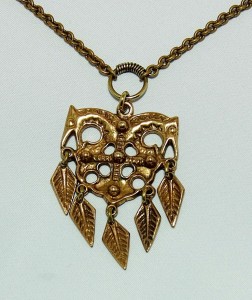 Kalevala Koru modernist vintage bronze brons necklace aaa.JPG