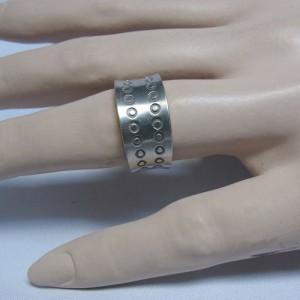 Jorgen Jensen Denmark Denemarken pewter tinnen adjustable verstelbare band ring modernist folkloric folklorische designer 4.JPG
