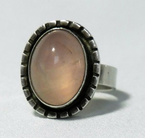 Georg Kramer Fischland 925 sterling silver rose quartz rosekwarts modernist ring b.JPG