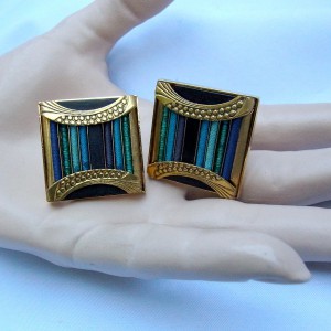 Langani Anni Schaad gGermany Duitsland rare zeldzame clip oorbellen earrings desinger vintage 2.JPG