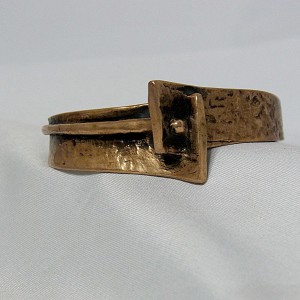 Harrie Lenferink Harry bronzen bronze brons armband cuff bracelet spang Nederlands Ditch design brutalist modernist vintage 6.JPG