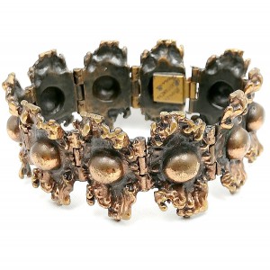 Pentti Sarpaneva Finland bronze bronzen  vintage bracelet armband ring modernist scandinacian brutalist designer 1960s 1970s 60er 70er jaren 6.jpg