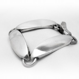 Erik Dennung Denmark Denemarken bold silver plated verzilverde armband bracelet 1970s 70er jaren vintage modernist designer Scandinavian 4.jpg