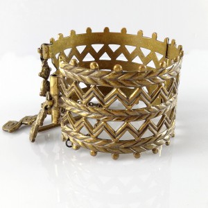 Kalevala Koru Oy Finland bronzen bronze Merya armband bracelet wide large grote designer vintage modernist Scandinavian 6.jpg