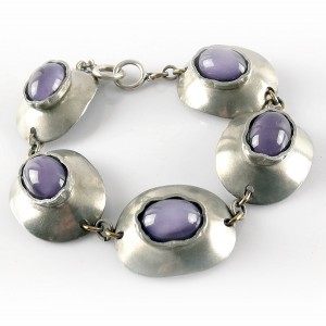 Denemarken Denmark Danish vintage modernist 1970s pewter link bracelet tinnen schakel armband designer handarbeit brutalist 2.jpg