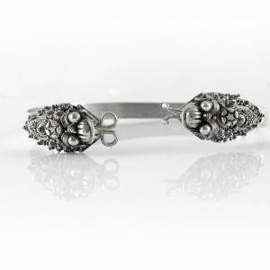 Antique Chinese 925 silver bracelet with dragon draken hoofden heads sterling zilveren spang armband antiek tribal designer vintage 4.JPG