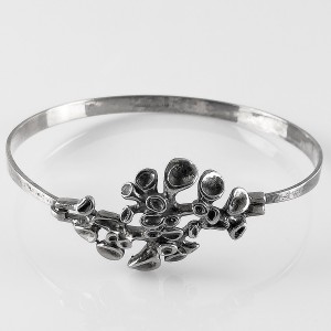 Hannu Ikonen Finland Valu Koru Oy 925 sterling silver zilveren bracelet spang armband vintage designer modernist brutalist scandinavian 1.jpg