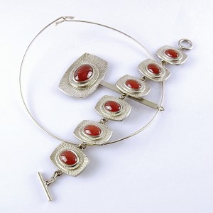 Jorgen Jensen Denmark Denemarken pendant bracelet armband necklace hanger spang collier vintage modernist designer brutalist scandianvian pewter metal tin 260 B 2.JPG