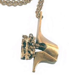 Lapponia Finland Springfield Bronze bronzen Flame serie pendant necklace hanger ketting collier brutalist vintage modernist designer design Bjorn Weckstrom 1970s 70 er jaren 2.jpg
