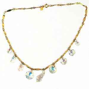 Sarah Coventry America Amerika vintage necklace collier ketting Aurore Borealis glass glas crystals 1970s 70er jaren designer 1.jpg