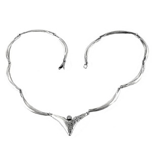 Karl Laine  Finnfeelings Finland 925 sterling silver zilveren modernist vintage modernistisch designer collier necklace ketting Scandianvian 1.jpg