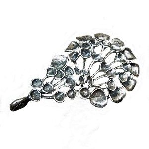 Hannu Ikonen Finland silver zilveren sterling hanger pendant 3 scharnierende reindeer moss rendier mos vintage modernist scandinavian 2a.jpg