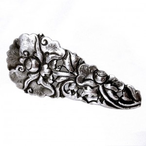Indonesian Indonesiche Javanese Javaanse Siswodihardjo 800 zilveren silver dress clip jurk clip grote large old vintage antique antieke 1930s 2.jpg