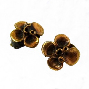 Hannu Ikonen Finland vintage modernist designer dangle bronzen bronze clip earrings oorbellen rendiermos reindeermoss Scandinavian Scandinavische 8a.jpg
