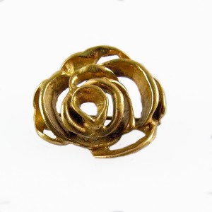 Finland bronze bronzen stylized gestyleerde rose brooch broche roos rozen vintage modernist designer 2.JPG