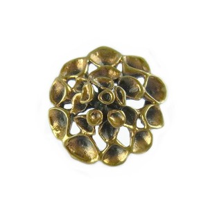 Hannu Ikonen Finland Bronze bronzen brooch broche rendiermos reindeer moss modernist desinger vintage Scandinavian 1.JPG