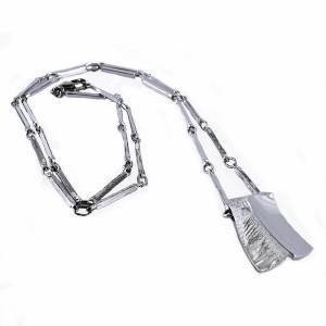 Matti Hyvarine Sirokoru Oy Finland Finnish Finse sterling 925 silver zilveren collier pendant necklace hanger designer design vintage modernist brutalist scandinavian 5.JPG