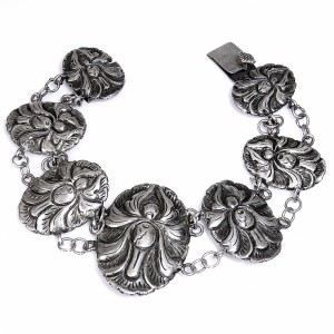Djokja Indonesisch 800 zilveren armband Indonesian silver bracelet old vintage oud antique antieke designer 6.JPG