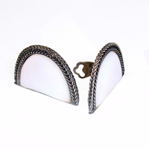 62370179c3983_Ermani Bulatti Dutch Nederlands Design vintage designer clip earrings oorbellen zilverkleurig met parelmoer mother of pearl 5.JPG