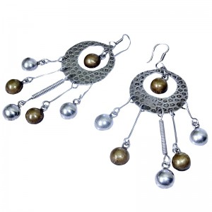 Taxco Mexico Mexican 925 sterling silver zilveren dangle hang oorbellen earrings designer vintage modernist brutalist 4.JPG