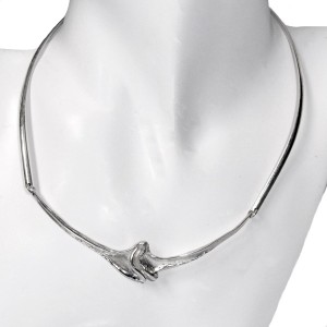 Gunther Bijoux Jeunesse 925 sterling silver necklace choker collier ketting designer vintage modernist brutalist Germany Duitslanf 1970s 1980s 6.JPG