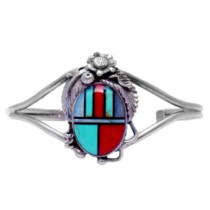 Navajo Zuni Indian Indianen 925 sterling silver bracelet armband spang cuff vintage modernist designer Native American 4.JPG