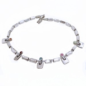 Beauregard France 1980s vintage modernist necklace collier ketting verzilverd silver plated designer 4.jpg
