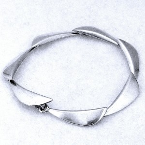 Aare en Krogh Denmake Denemarken sterling 925 silver zilveren boomerang bracelet armband schakel modernist scandinavian vintage 8.JPG