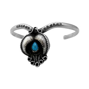 Sterling 925 zilveren silver Navajo Indian Indianen Native American Turkoise Turquois cuff bracelet spang armband SC designer traditional antique 4.jpg