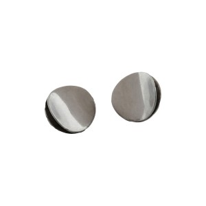 925 Sterling zilveren silver clip earrings oorbellen modernist modernistische vintage designer rond round 2.jpg