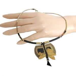 Langani Anni Schaad Germany designer vintage pendant necklace collier ketting hanger choker Duitsland 1970s 1980s 70er 80er jaren 10a.JPG