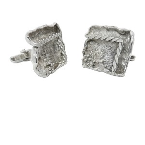 835 silver zilveren PF designer manchetknopen cufflinks vintage brutalist Duitse Duitsland German Germany 2.jpg