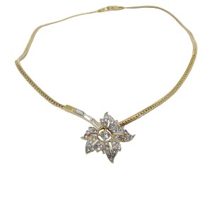 Nina Ricci NR Paris France French Franse Frankrijk vintage designer necklace ketting collier choker gold plated goud kleurig 1980s 80er jaren 6 a a.jpg