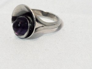 Niels Erik From N.E.From N E From Denmark Denemarken sterling 925 zilveren silver designer ring amethist amethyst b.JPG