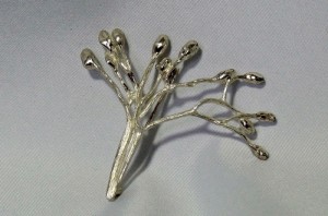 Matti Hyvarinen Finland Sirokoru Ky modernist silver zilveren 925 sterling brooch broche old designer b.JPG