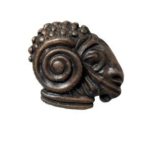 Bronzen bronze sheep schapen hoofd head brooch design designer vintage old oud brooch brooch Brittish United Kingdom 7a.jpg