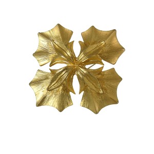 Dolce Vita Paris France French Franse  large vintage brooch broche designer goldtone goudkleurig statement 1980s 80er jaren 1a.jpg