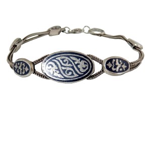 900 silver zilveren armband bracelet old oude antique vintage  Niello black enamel russian russisch ottomaans ottoman style stijl 1.jpg