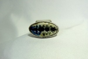 Erik Dennung A D Design Denmark Scandinavian ring agate adjustable verstelbare large grote Modernist Vintage Mid Century 1960s 1970s Abstract 3.JPG