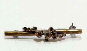 hannu ikonen bronze finland vintage modernist scandinavian brooch broche 1.JPG